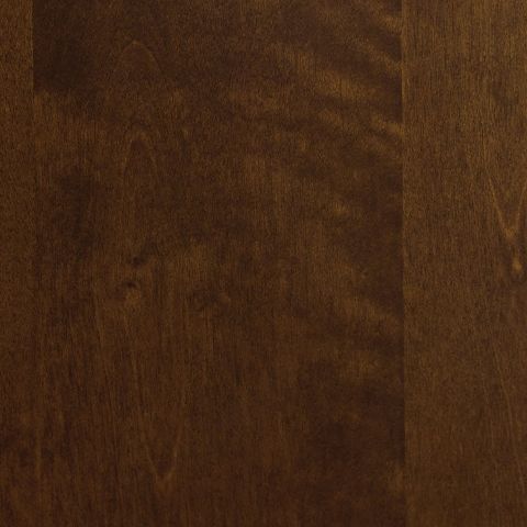 Brown woodgrain panel texture with smooth sheen and subtle swirls