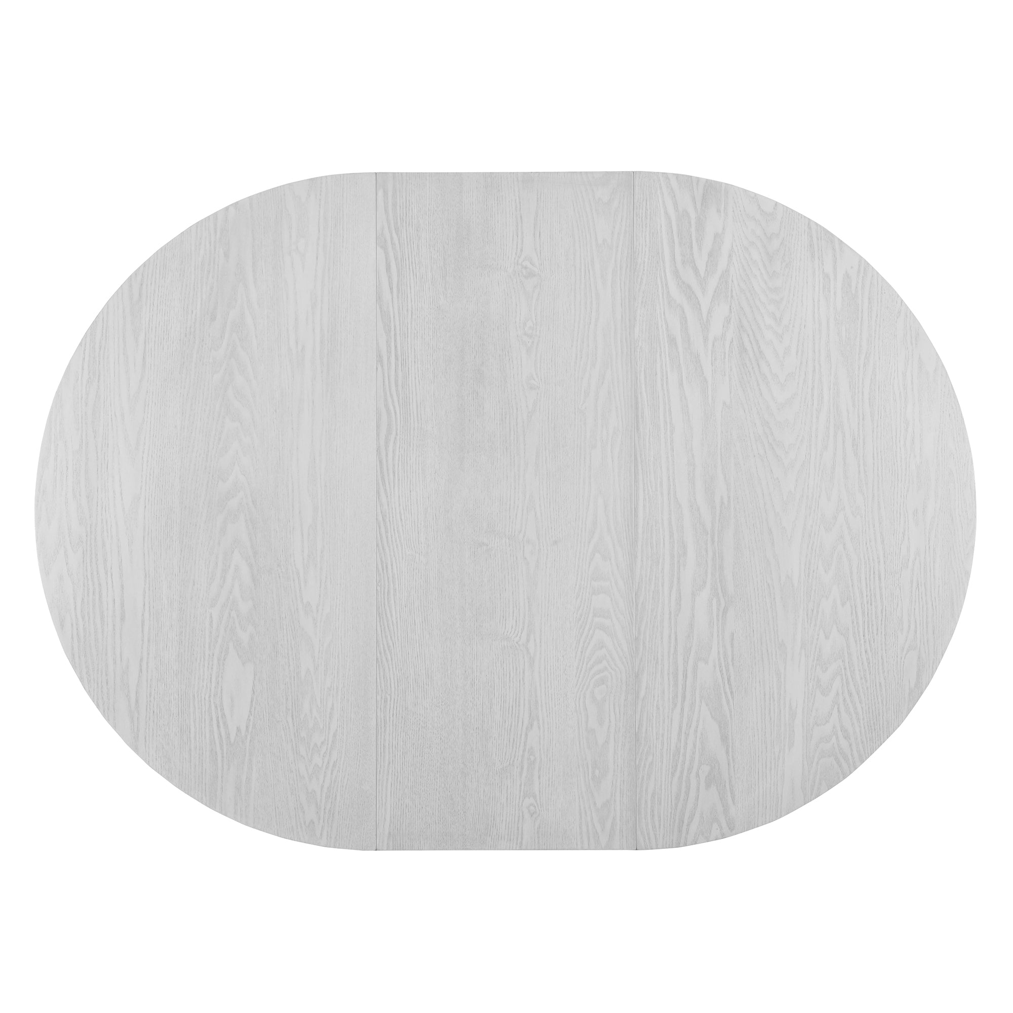 Rustic Round Dining Table Set - 5 Piece Gray