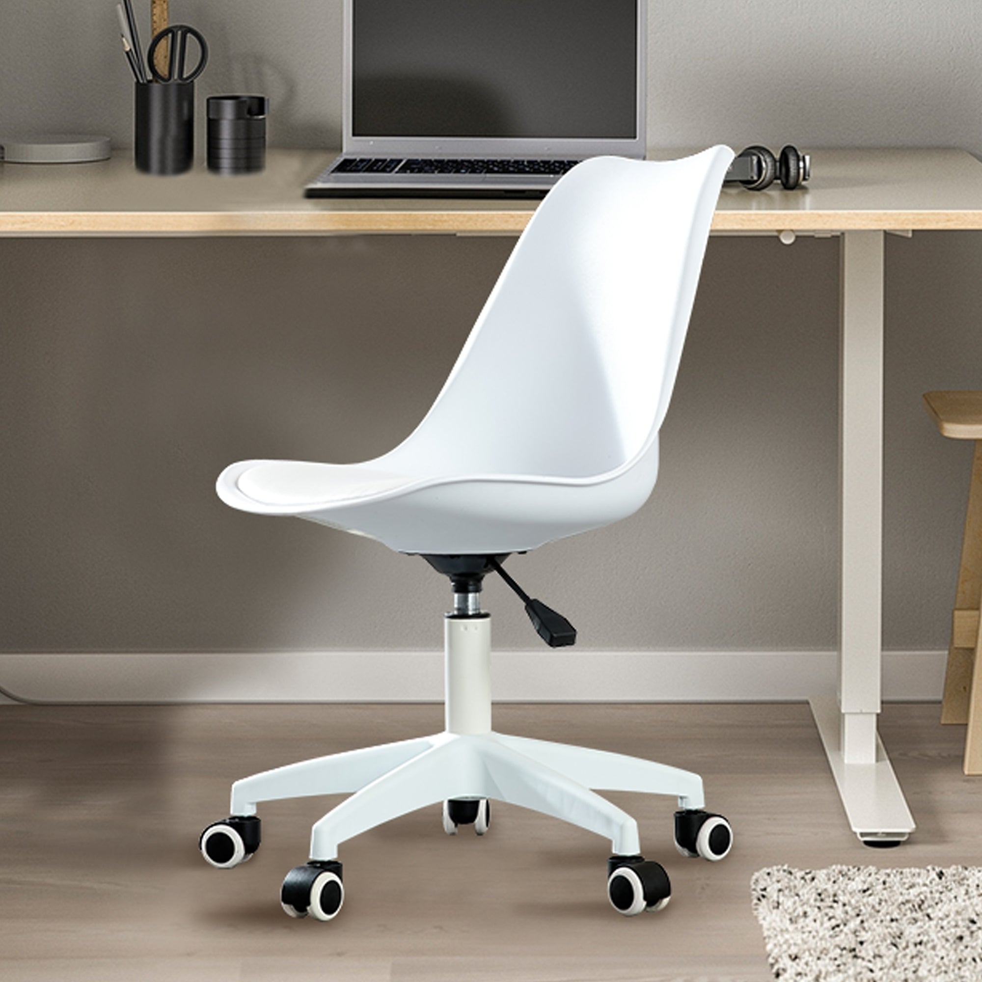 Modern Home Office Desk Chair, Adjustable 360° Swivel