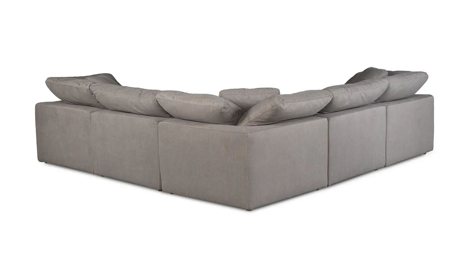 Light Gray Modular Sectional - Clay Classic, Stain-Resistant-Moe's Home Collection-American Furniture Outlet