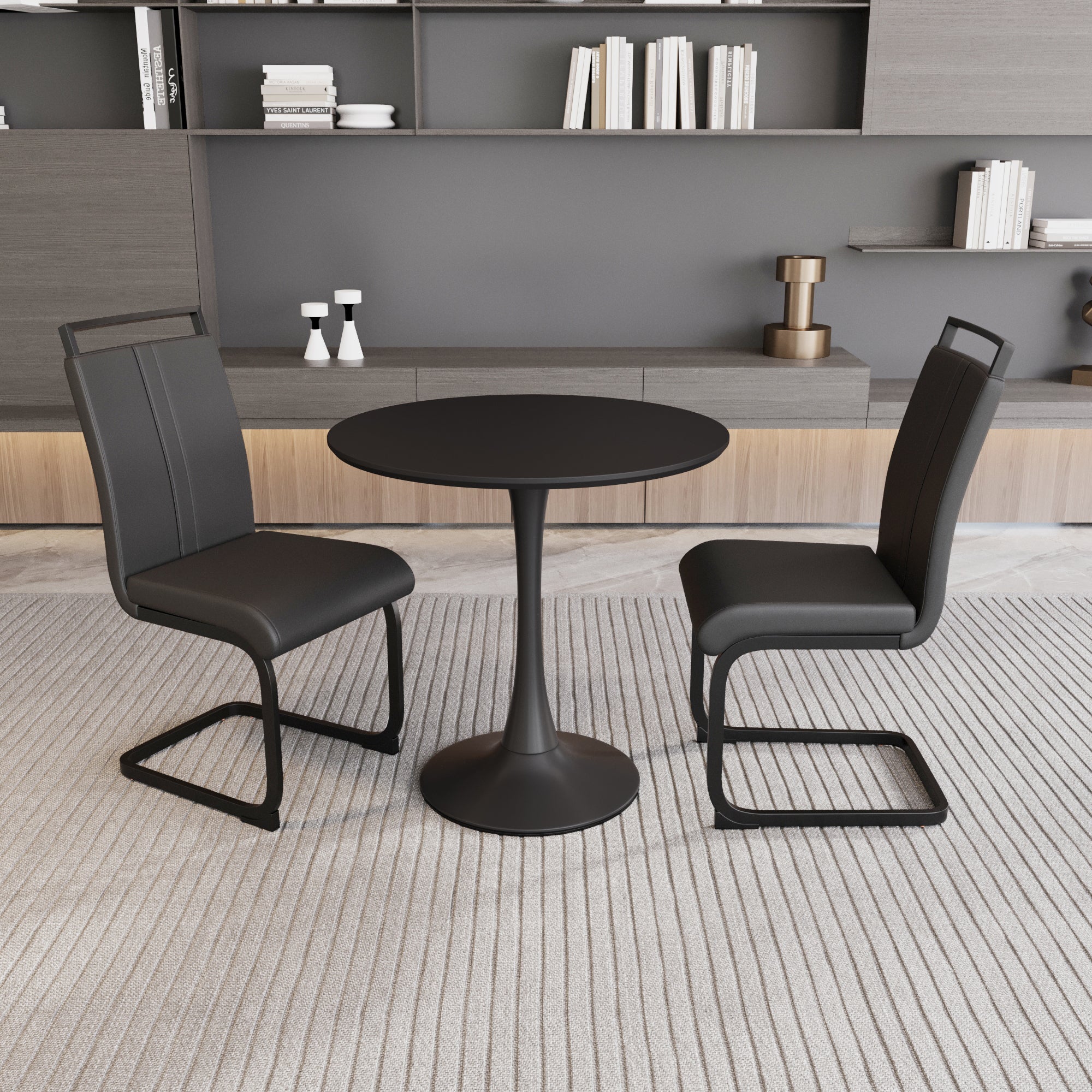 Round Tulip Dining Table Set for 2-4
