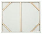 Pryorley wall art frame back with white backing and wood support bars