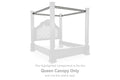 Maylee - Queen Canopy - Dark Brown