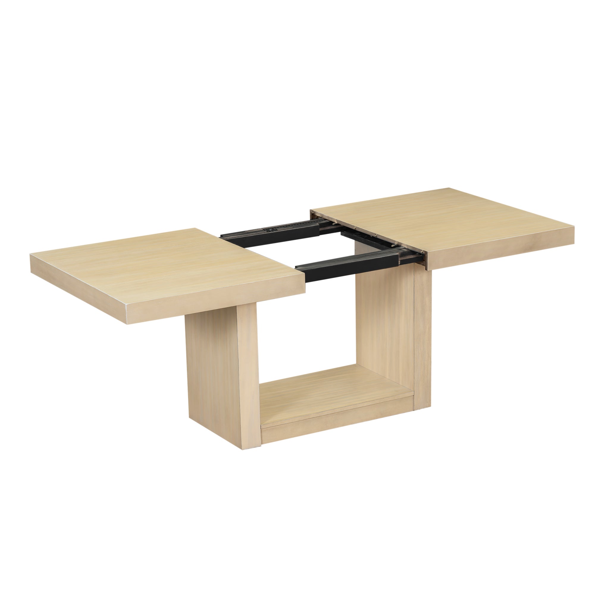 78" Extendable Dining Table Set, 6-Piece