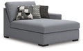 Bealton - RAF Corner Chaise - Salt And Pepper