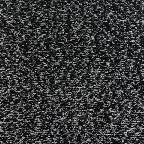 Black and gray herringbone accent upholstery fabric close-up