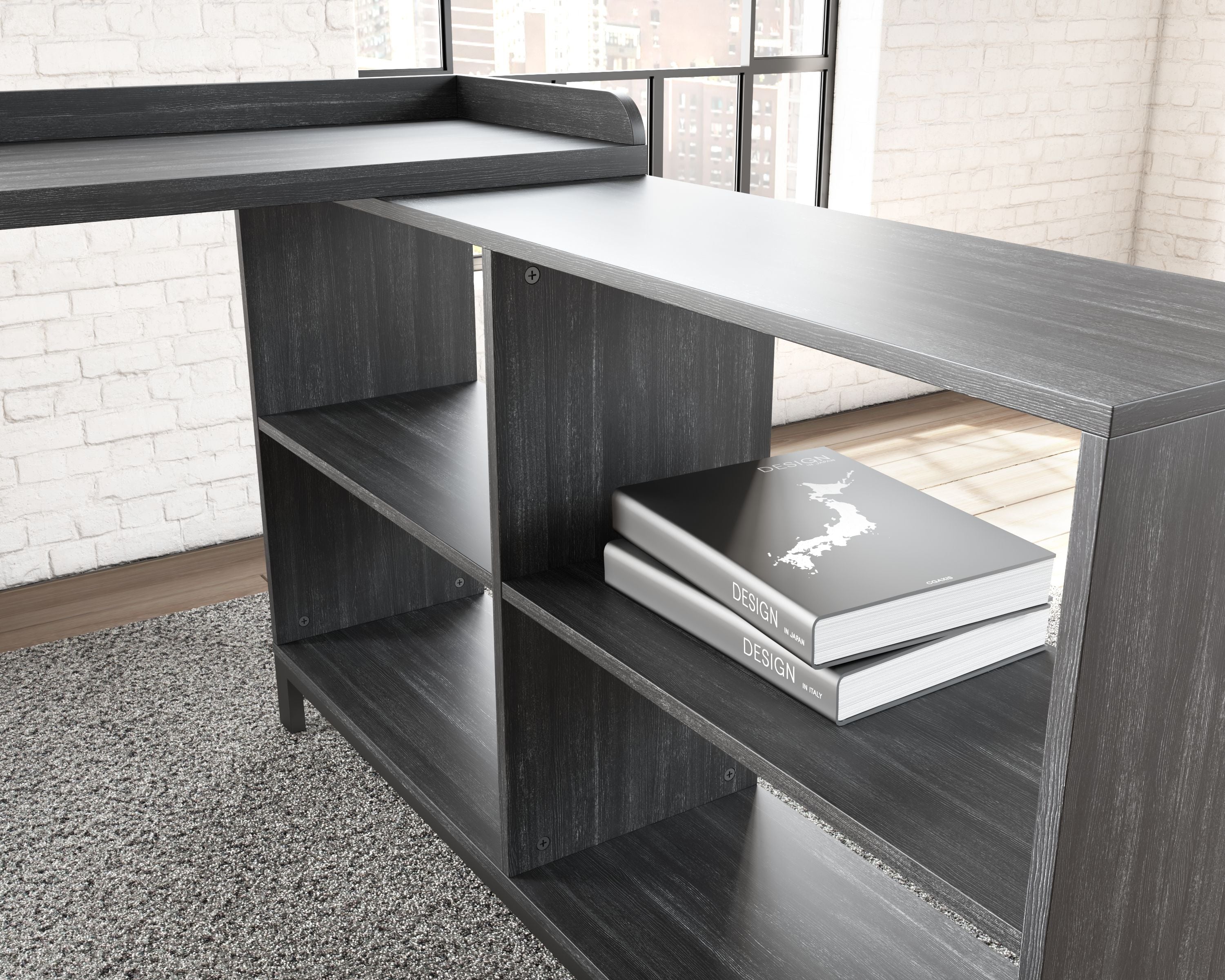 Yarlow - Black - L-desk