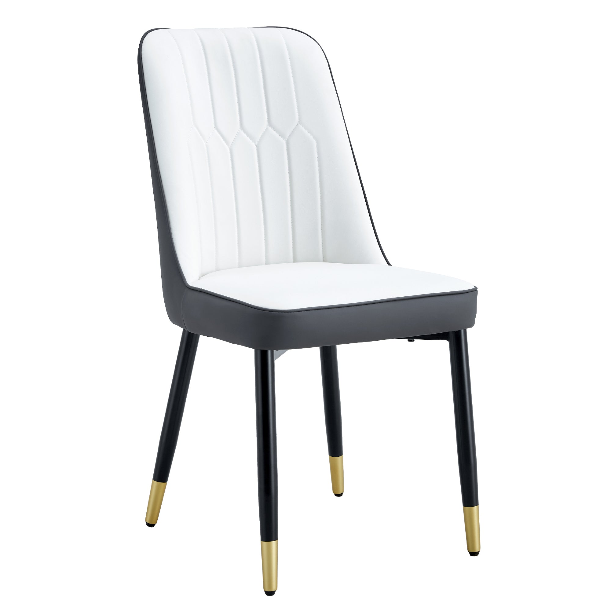 9-Piece Dining Set with Marble-Like Table & 8 Chairs