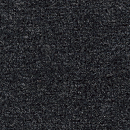 Dark charcoal upholstery fabric swatch with dense woven texture