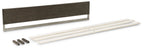 Arkenton - K/CK Panel Footboard w/Slats - Grayish Brown