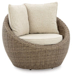 Danson - Swivel Lounge w/Cushion (Set of 2) - Beige