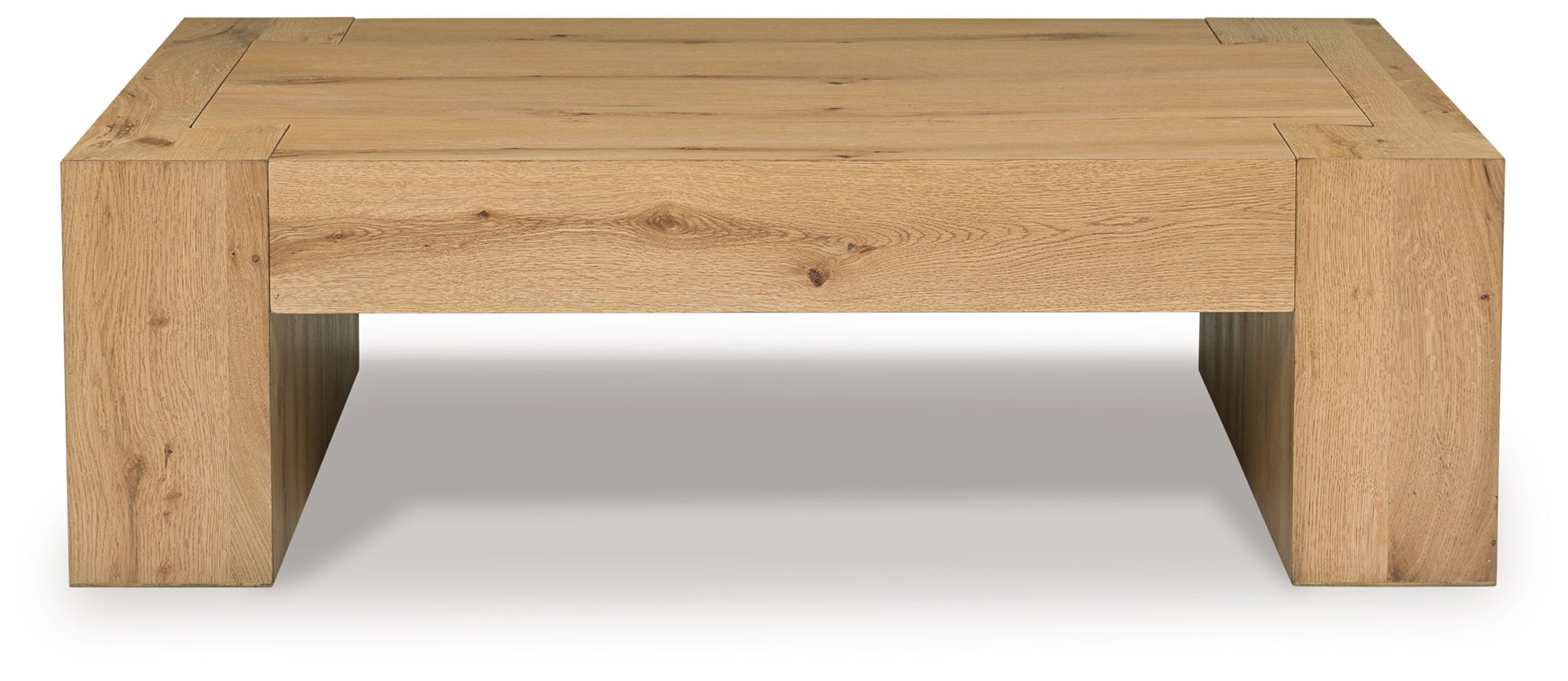 Bracken - Light Brown - Rectangular Cocktail Table
