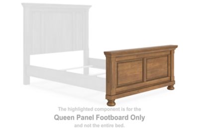 Feddinger - Medium Brown - Queen Panel Footboard