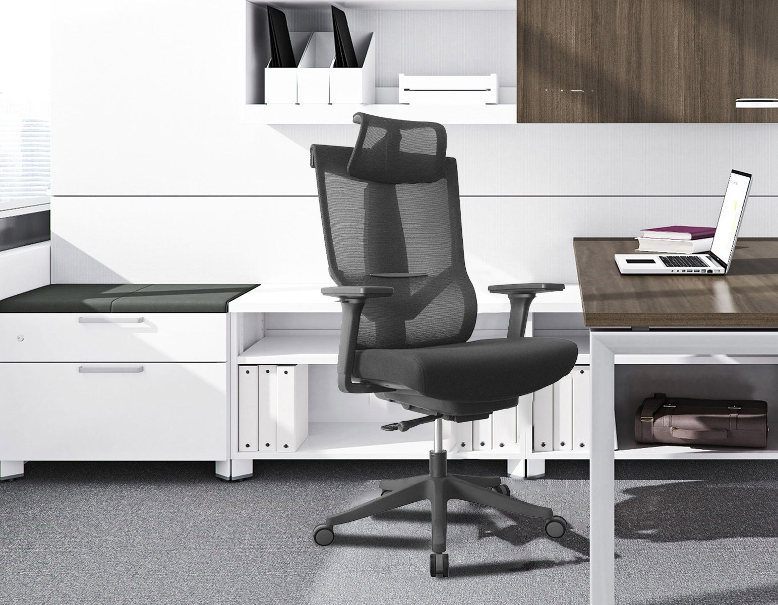 Ergonomic Office Chair with Adjustable Lumbar Support