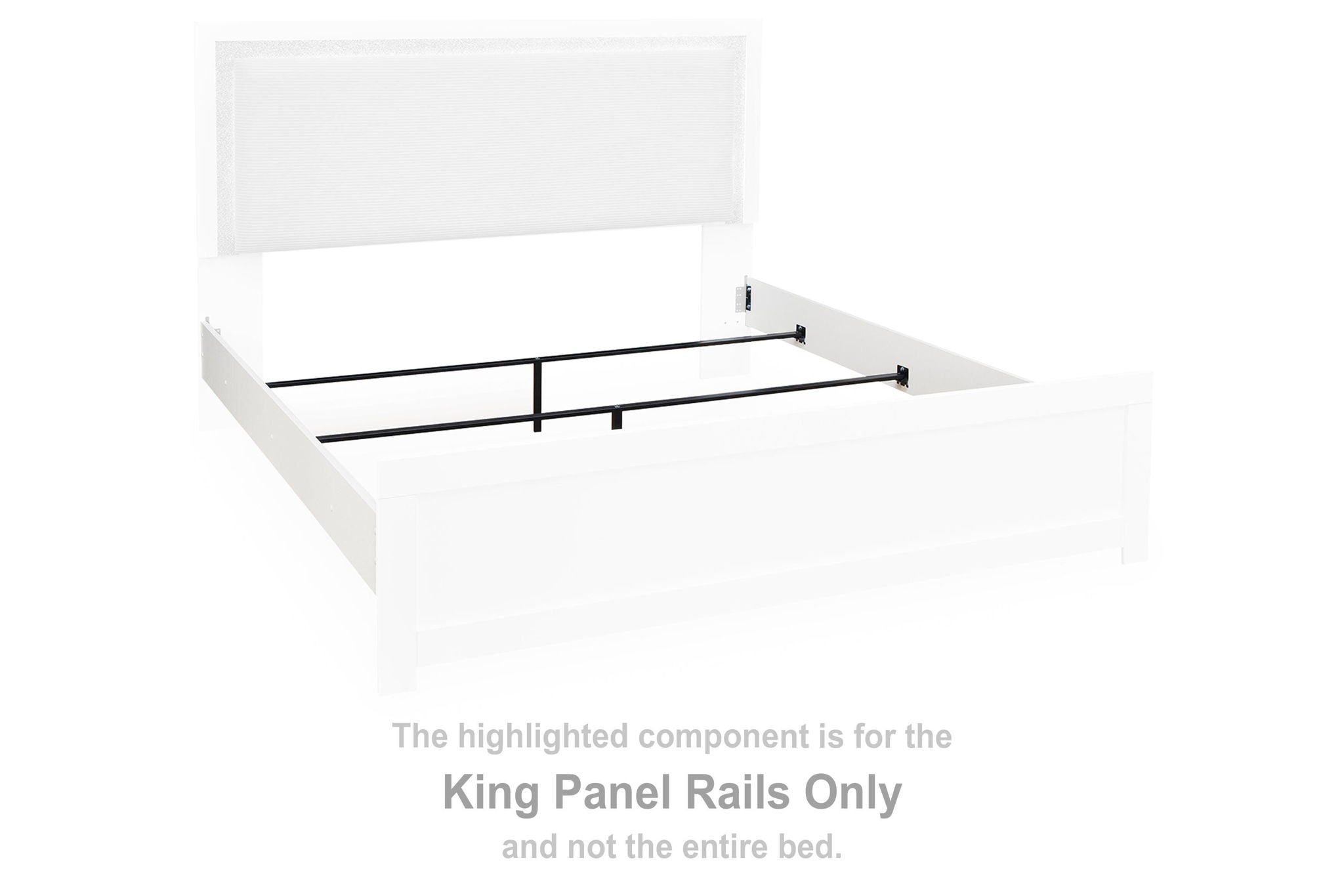 Maeling - King Panel Rails - White