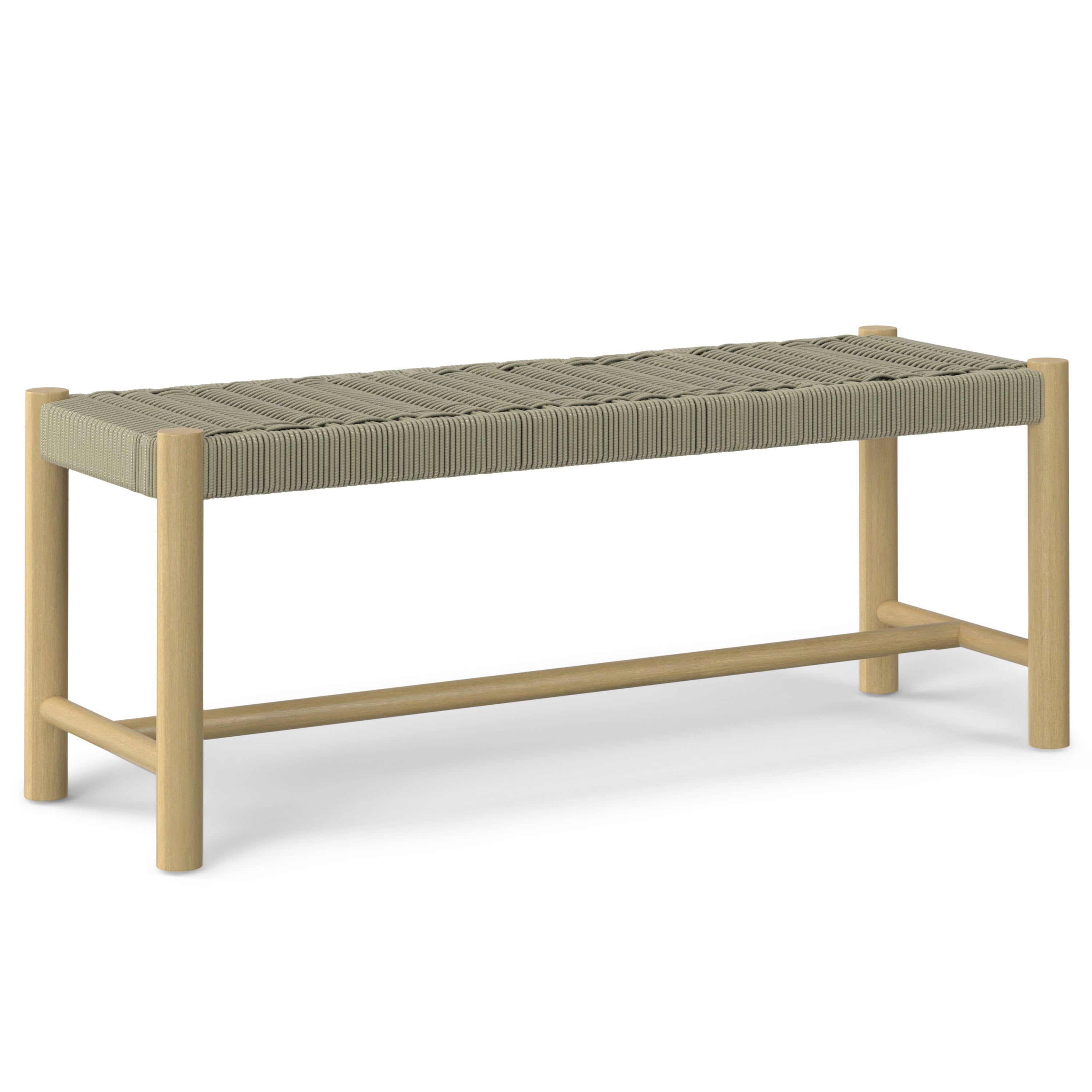 Dahlia Natural Taupe Outdoor Indoor Bench