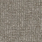 Woven upholstery fabric sample in gray with multitone flecked texture