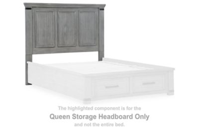 Russelyn - Gray - Queen Panel Headboard