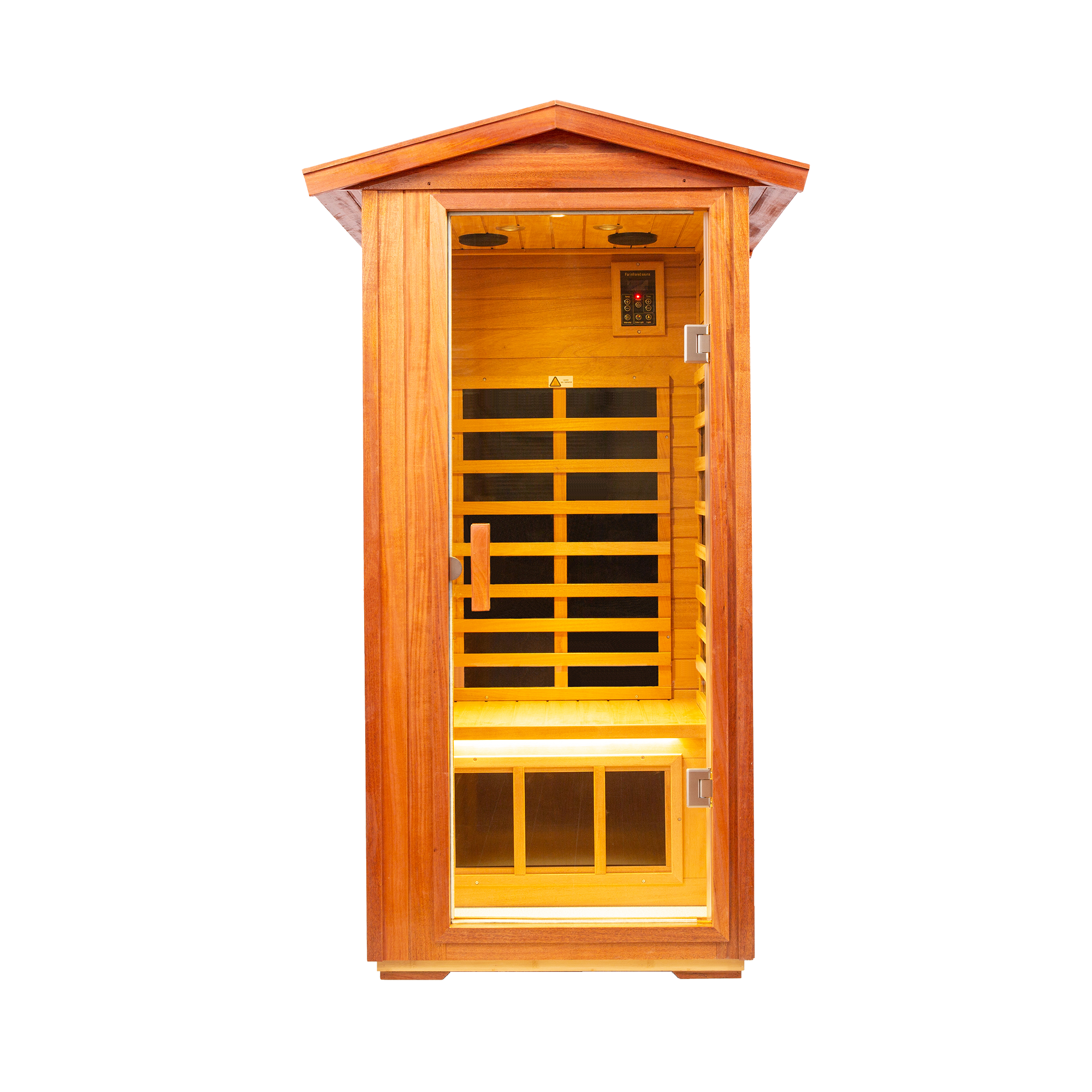 Khaya Outdoor Infrared Sauna Room - 1 Person