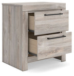Broachmyn - Two Drawer Night Stand - Gray