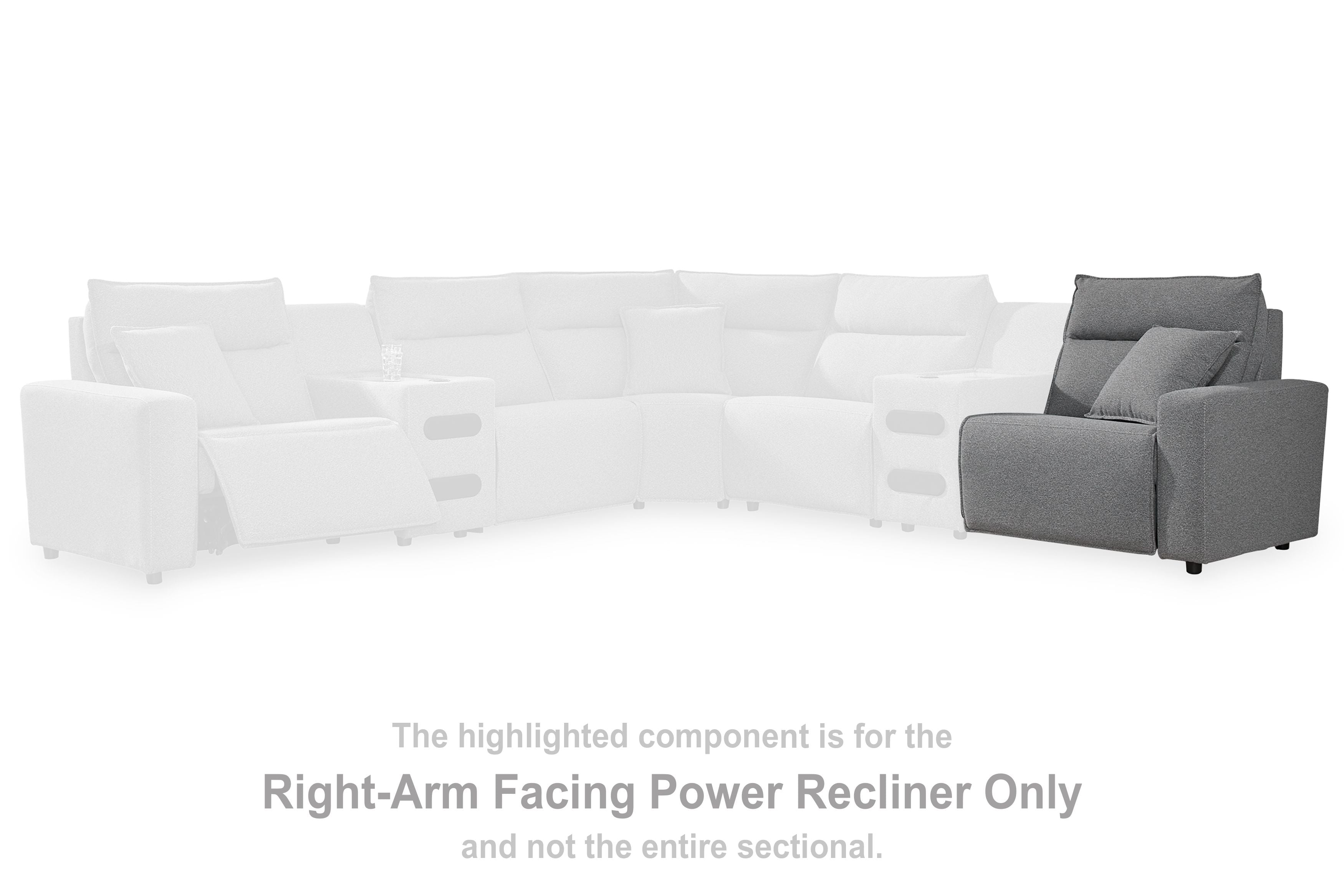 ModMax II - Salt And Pepper - RAF Zero Wall Power Recliner