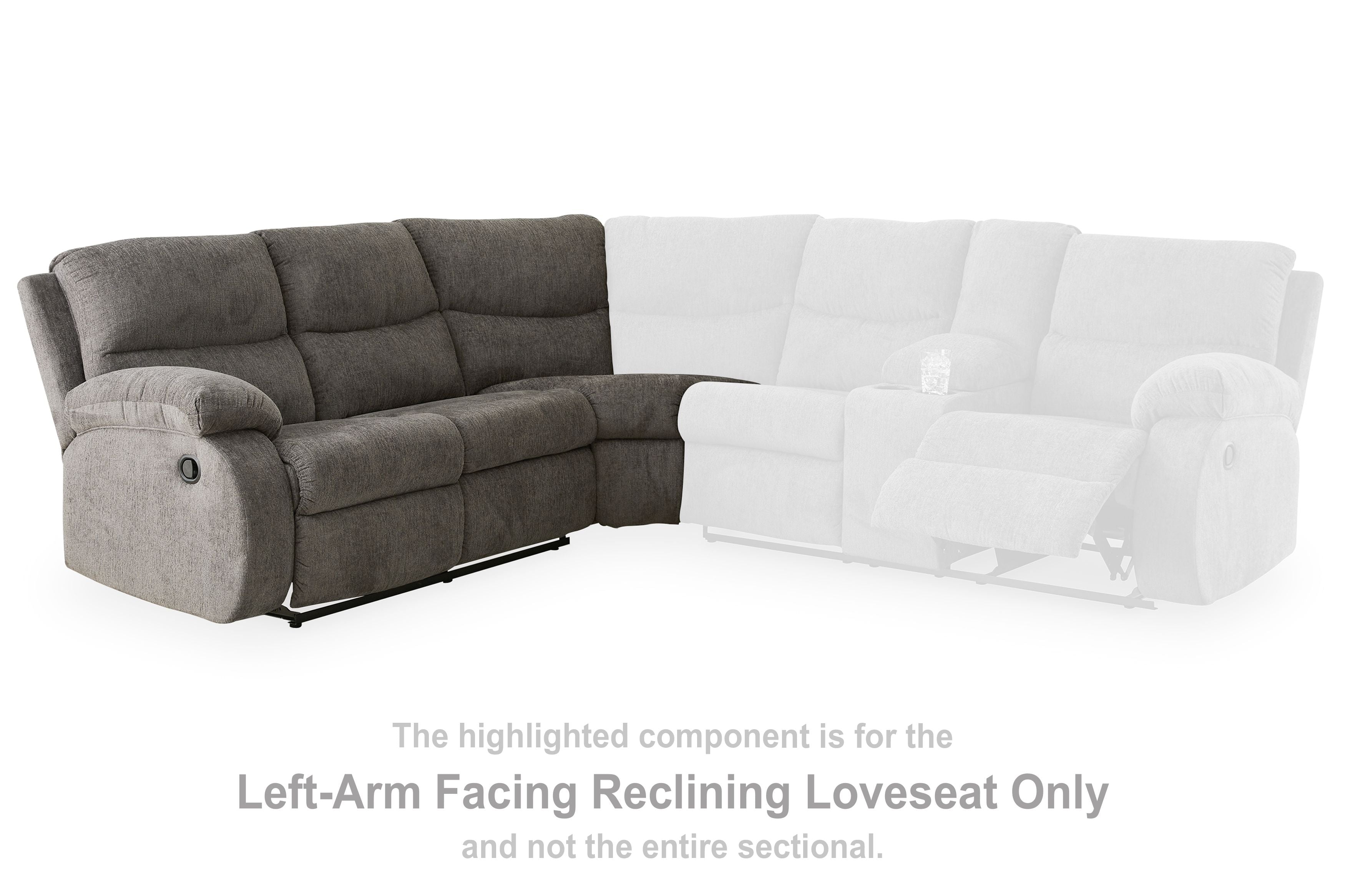 Museum - Pewter - Laf Reclining Loveseat