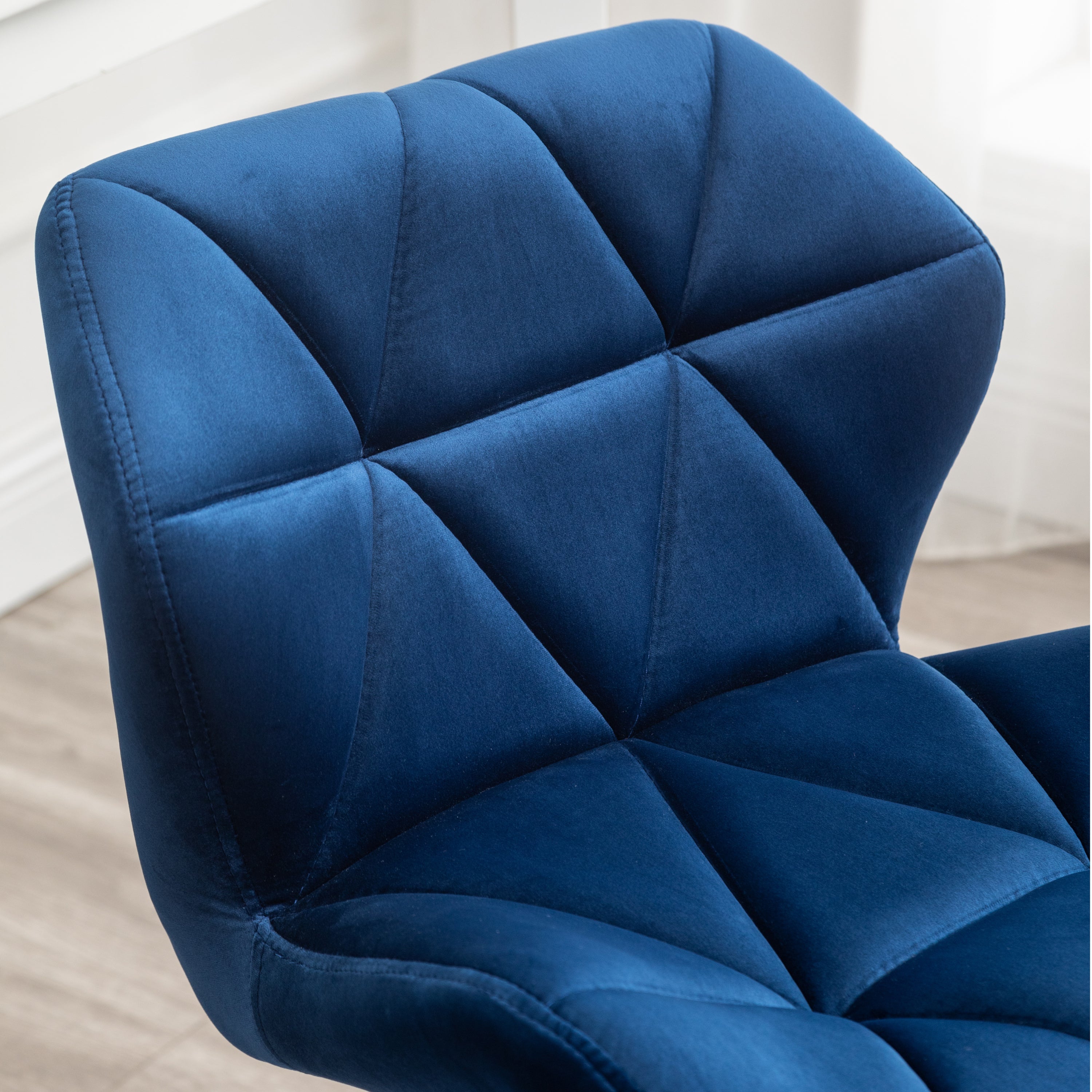 Eldon Diamond Tufted Adjustable Swivel Office Chair- Blue