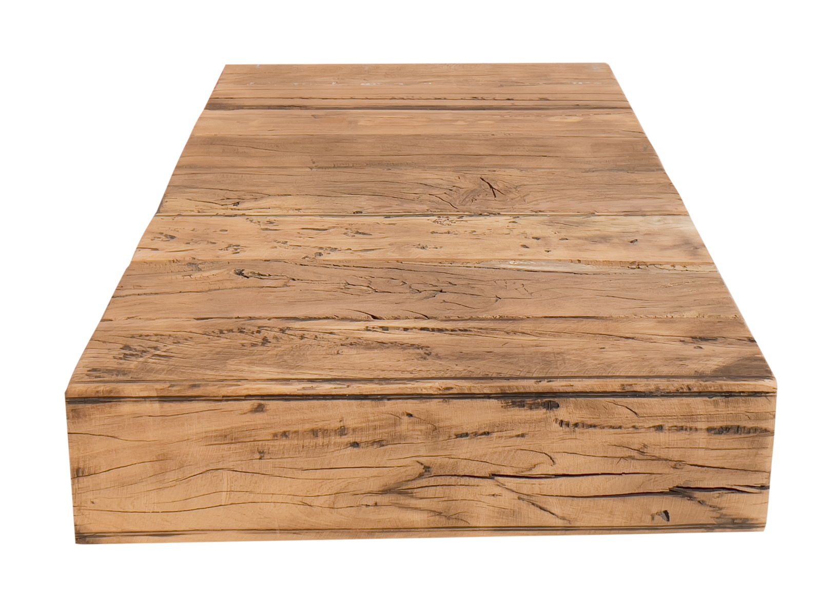 Ultramodern Low Laying Solid Wood Coffee Table