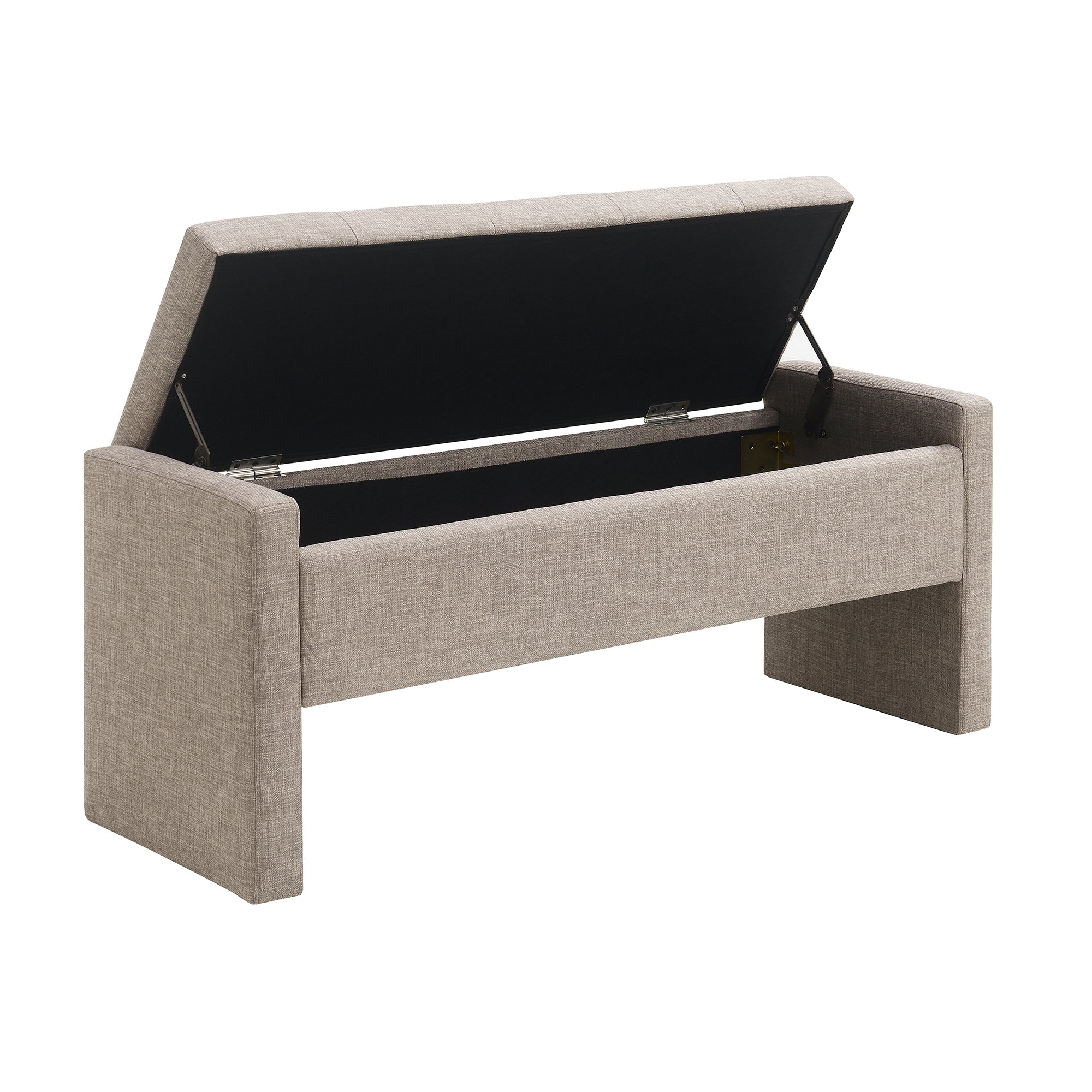 Storage Bench - End of Bed Bench with Upholstered Seat