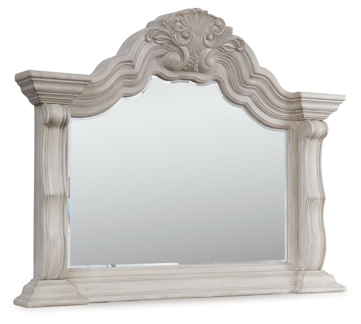 Bruchandi - Antique White - Bedroom Mirror