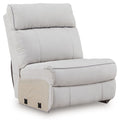 Grafton Pike - Armless Chair - Pearl / Ash