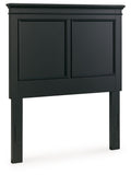 Lanolee - Twin Panel Headboard - Black