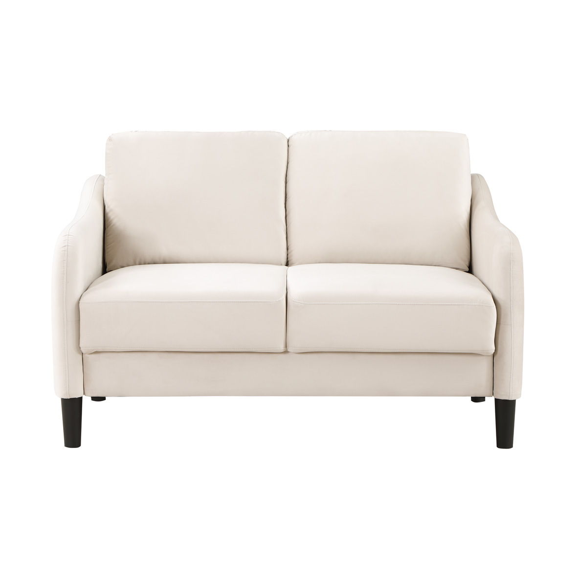 51.5" Loveseat Sofa Small Couch For Small Space For Living Room, Bedroom, Beige