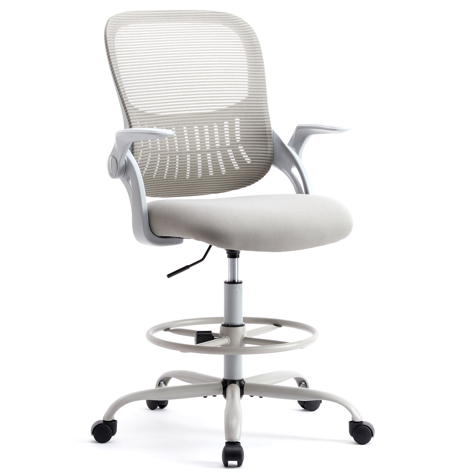 Tall Ergonomic Office Chair with Flip-up Armrests