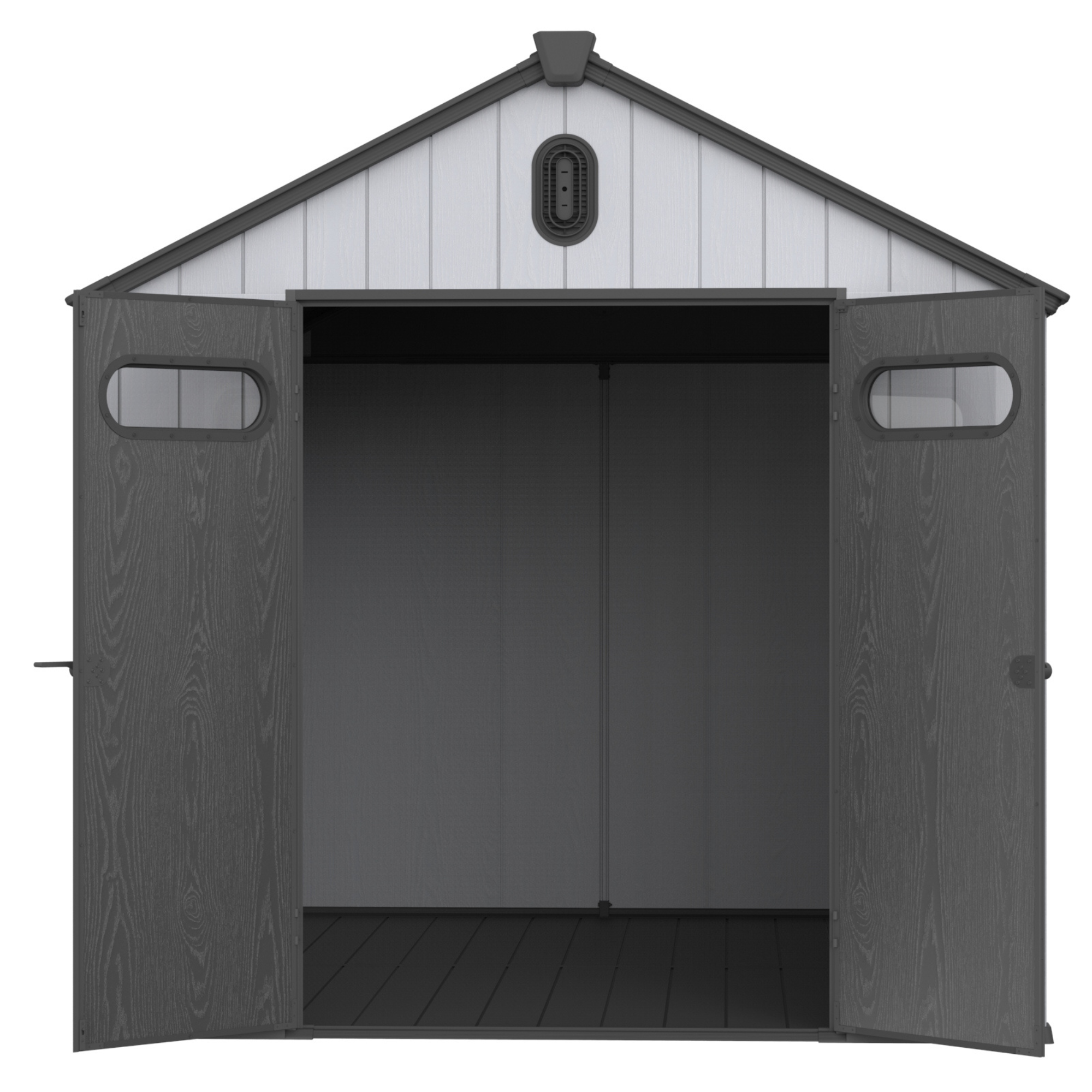 8x10ft Resin Storage Shed - XWT013-1-American Furniture Outlet