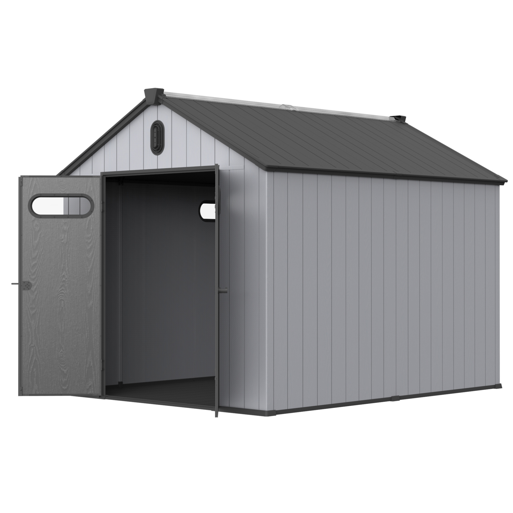 8x10ft Resin Storage Shed - XWT013-1-American Furniture Outlet