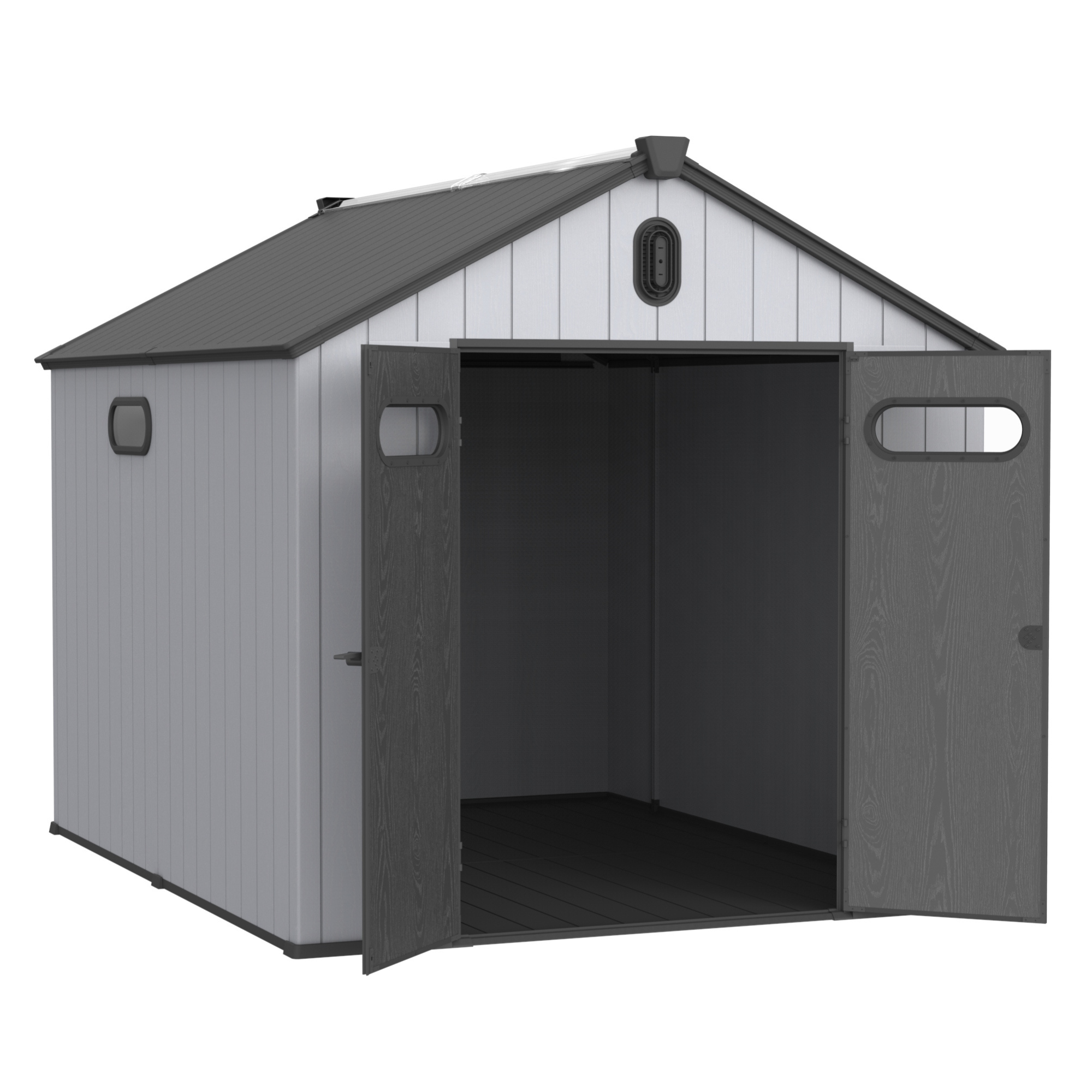 8x10ft Resin Storage Shed - XWT013-1-American Furniture Outlet