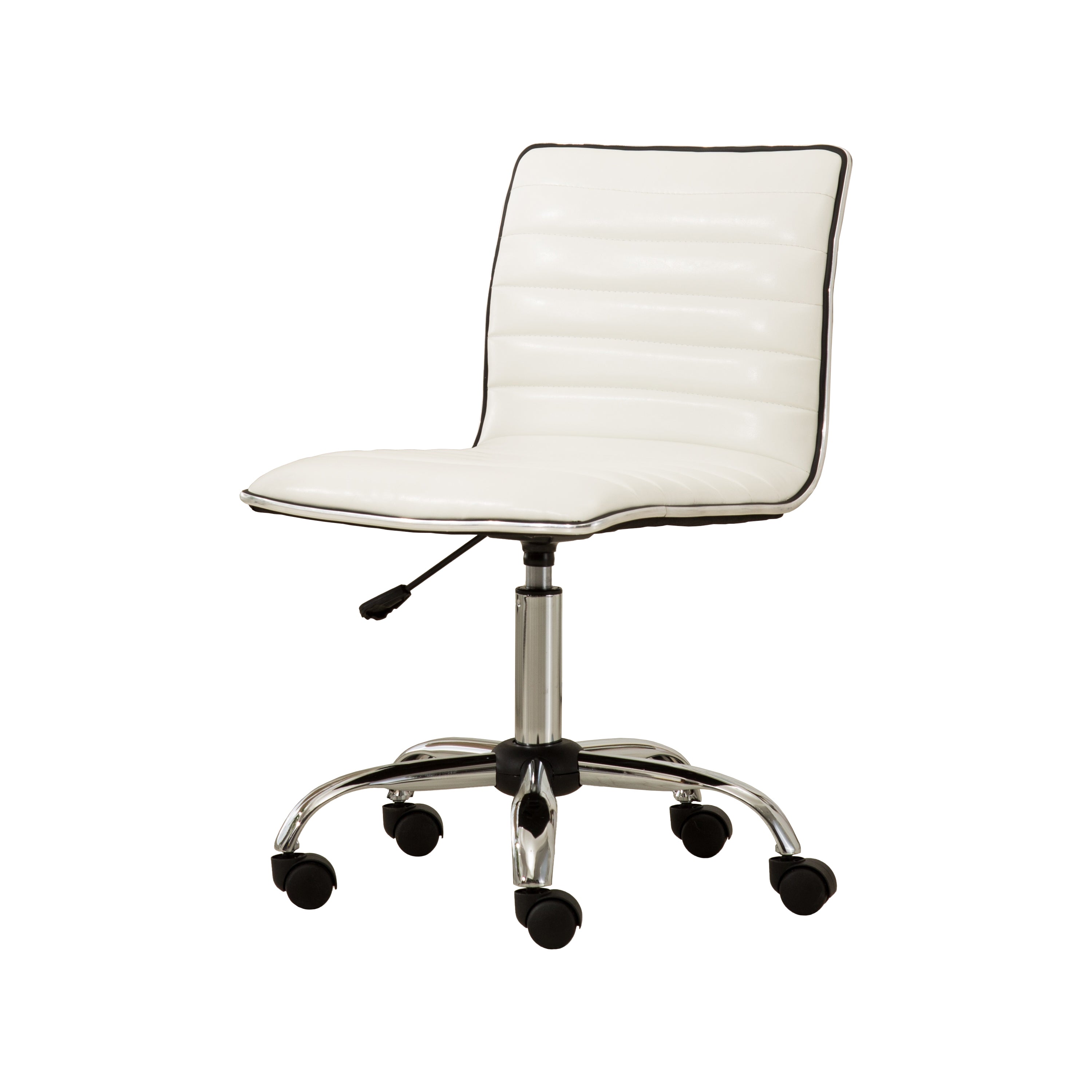 Fremo Chromel Adjustable Air Lift Office Chair- White