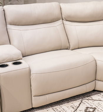 Gravier - Power Armless Recliner With Adjustable Headrest - Gray