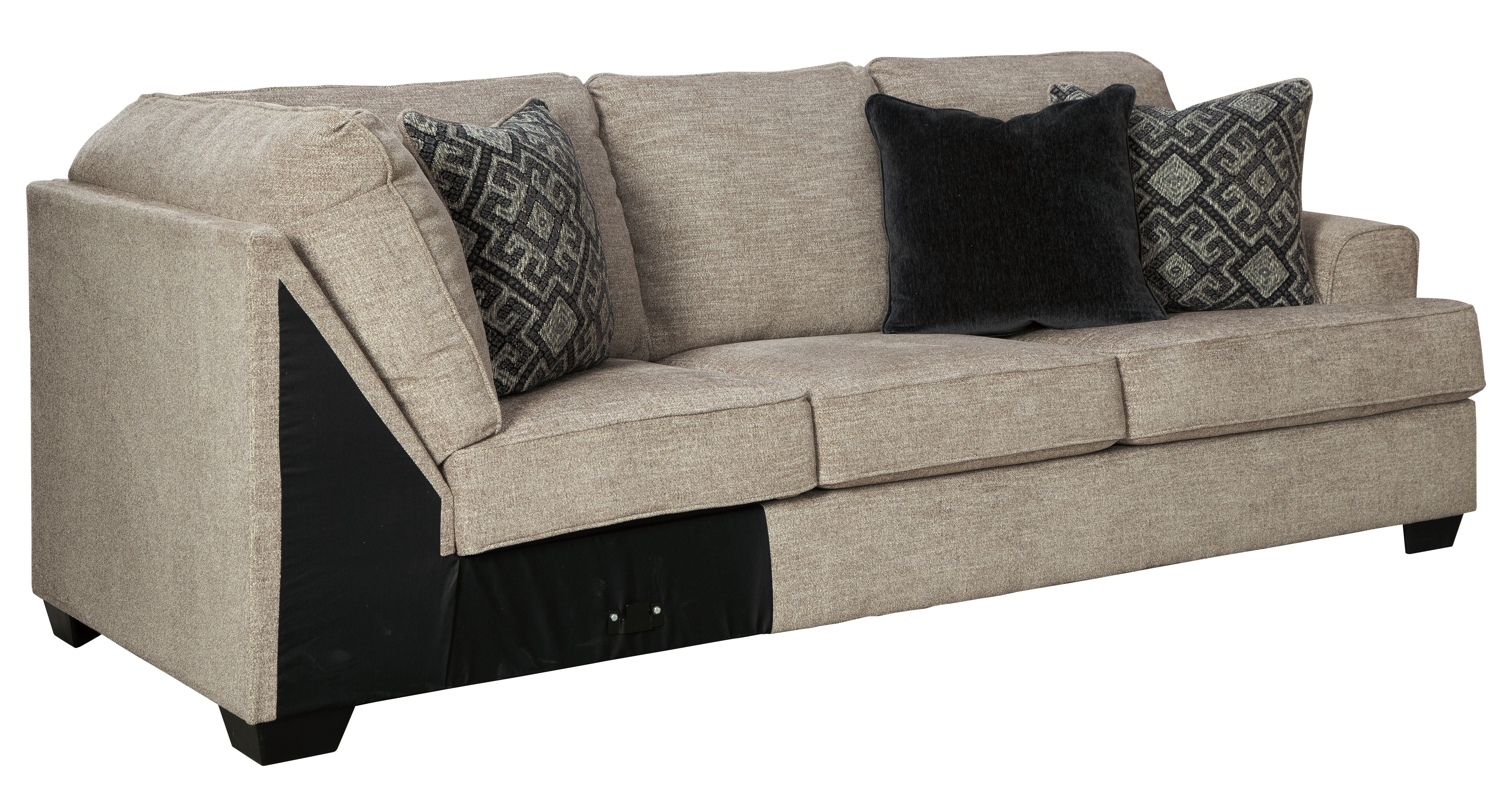 Bovarian - Stone - RAF Sofa w/Corner Wedge