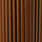 Dark brown vase surface with vertical fluted ridges and high-gloss sheen