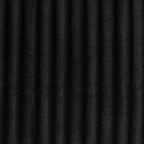 Black corduroy fabric swatch with vertical ridges and soft nap texture