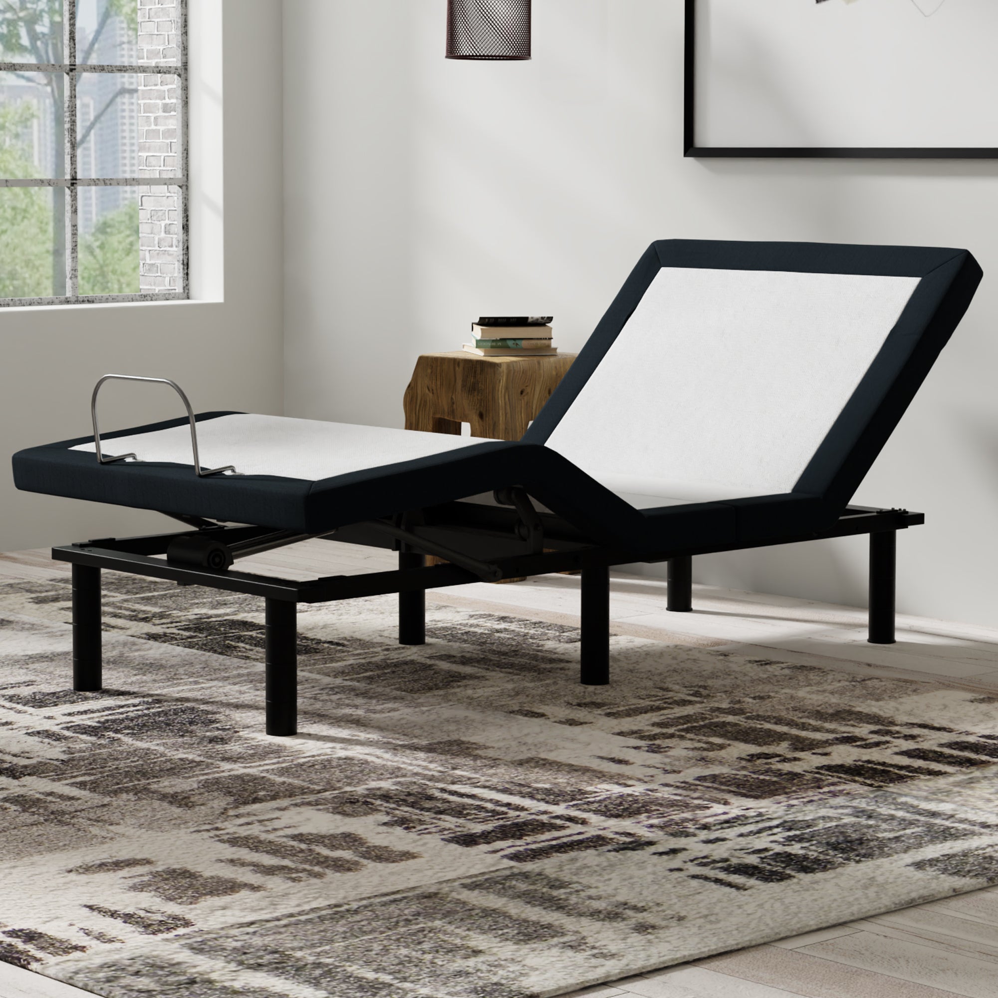 Model P2 Adjustable Base Twin Long: Massage, USB, LED, Zero Clearance