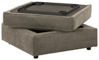 O'Phannon - Ottoman With Storage - Putty