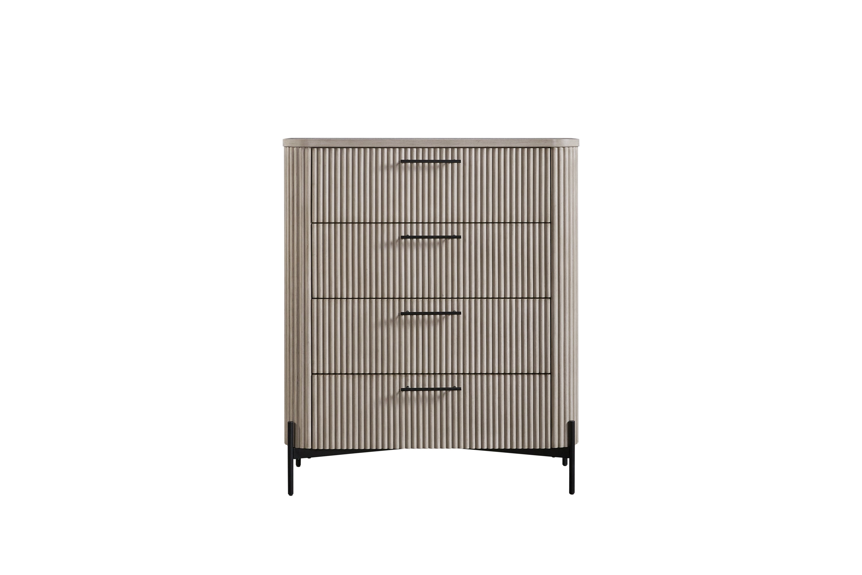 Taupe 4 Drawer Chest - Storage & Organization