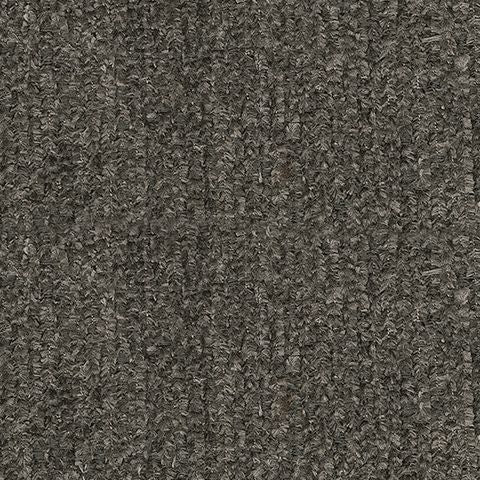Dark gray ottoman upholstery fabric texture close-up