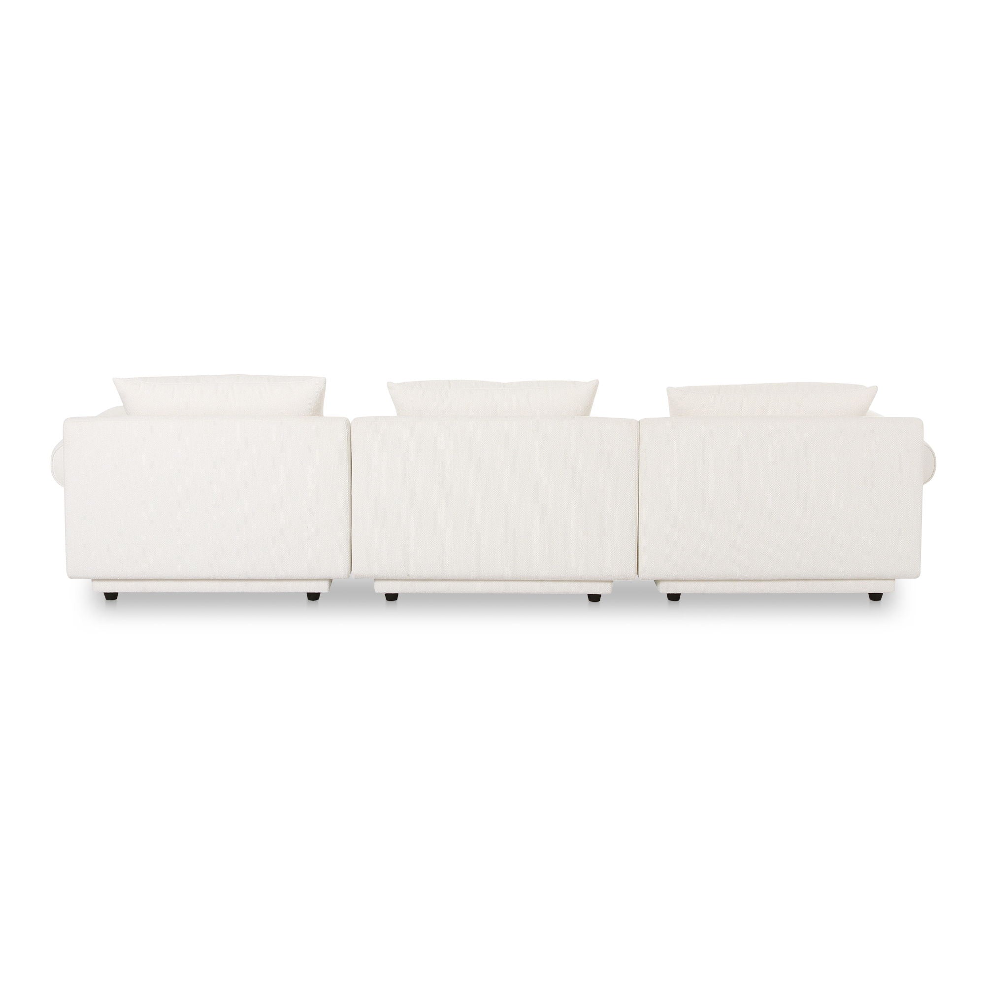 Rosello - Lounge Modular Sectional - White-Stationary Sectionals-American Furniture Outlet