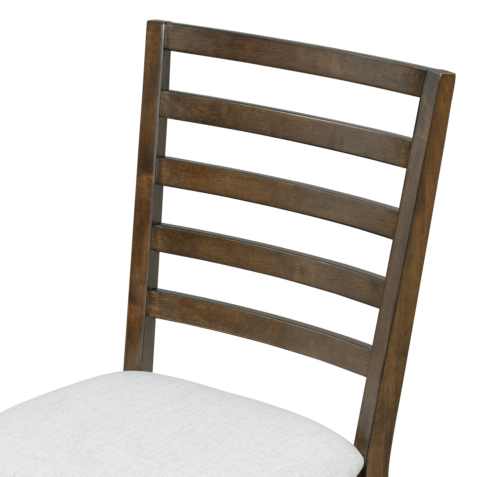 5-Pc Retro Rustic Dining Set (Walnut)