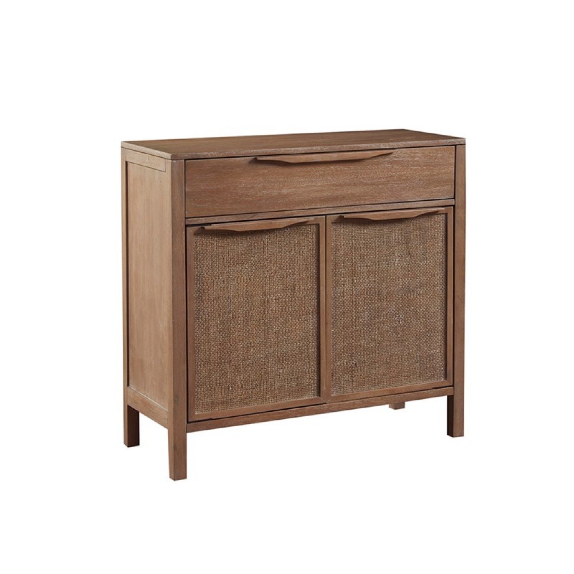 Palisades Woven Accent Chest: Cane Webbing, Reclaimed Wood