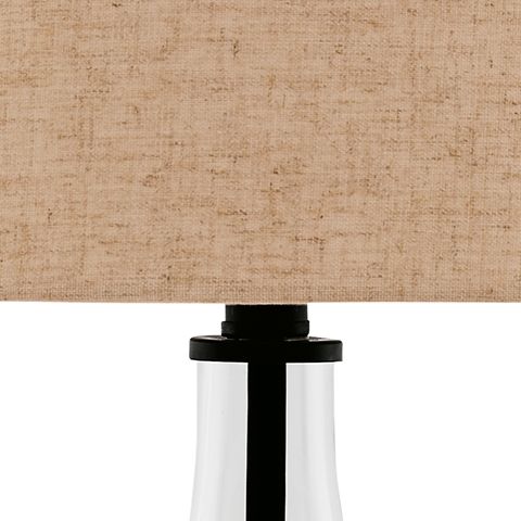 Travisburg  Clear / Black - Glass Table Lamp (Set of 2)